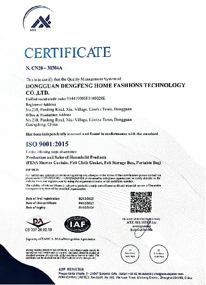 ISO 9001 2015 Quality management system