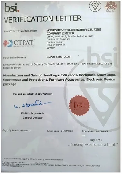 C-TPAT Customs–Trade Partner ship Against Terrosism